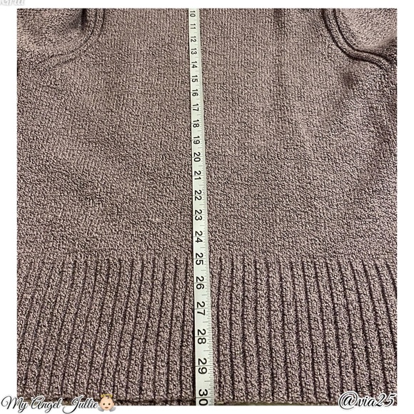 Carolyn Taylor Womens Turtleneck Knit Sweater Size XL Color Purple/Black - Picture 6 of 7